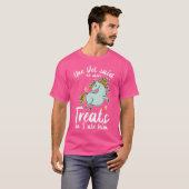 T-shirt Cheval Plus de blagues Plus de friandises Filles d (Devant entier)