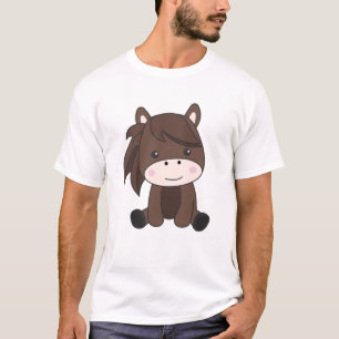 T-shirt Cheval Pony Équine Pony Pour Enfants