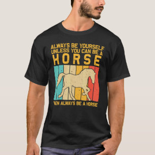 T-shirt Cheval pour hommes femmes cheval Course de cheva