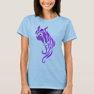 T-shirt Cheval pourpre