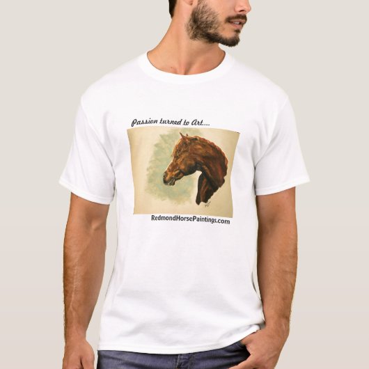 T-shirt Cheval quart (Devant)
