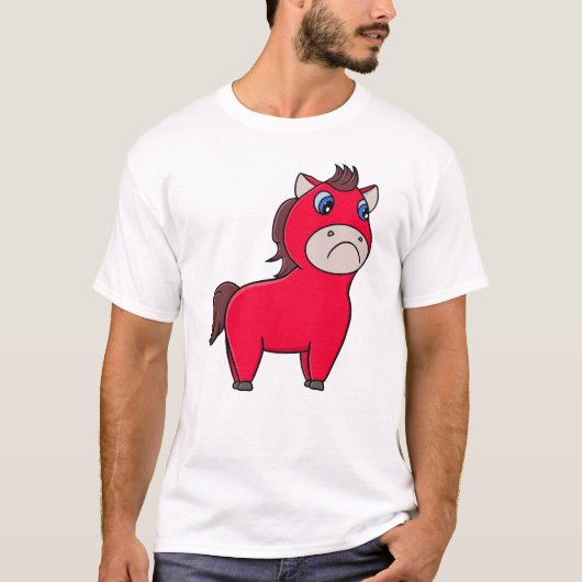 T-shirt Cheval qui pleure (Devant)