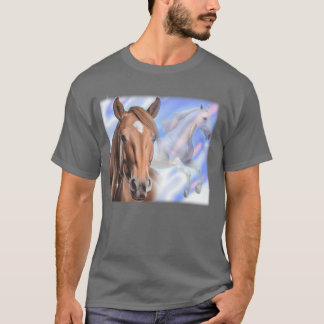 T-shirt Cheval Race Art Décor équestre Cheval Lover Don f