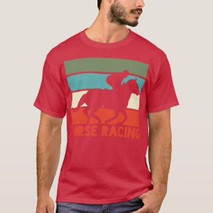 T-shirt Cheval Racer Cheval Racer Rétro