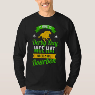 T-shirt Cheval Racing Il Doit Être Derby Day Nice Casquett