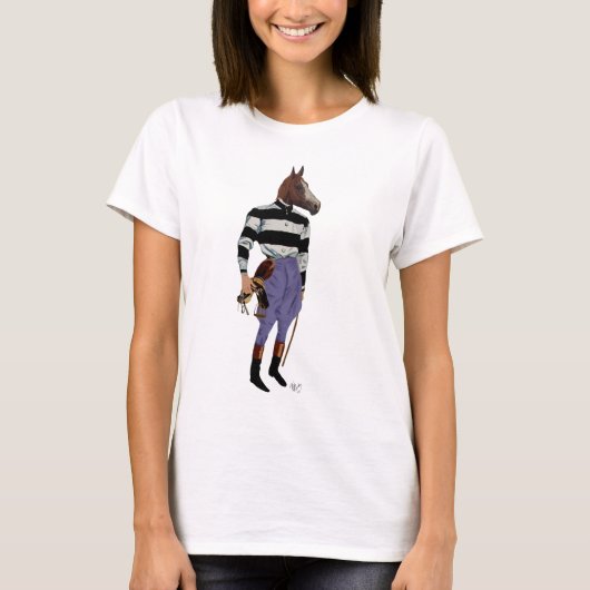 T-shirt Cheval Racing Jockey Full 2 (Devant)