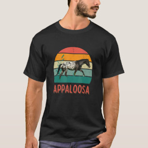 T-shirt Cheval Rétro Étalon Noir Hommes Femmes Enfants