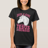 T-shirt Cheval Rider Christian Equestriers filles femmes H (Devant)
