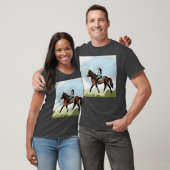T-shirt Cheval Riding (Unisexe)