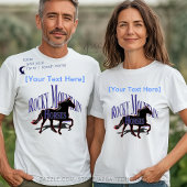 T-shirt Cheval Rocheux Personnalisé Silhouette