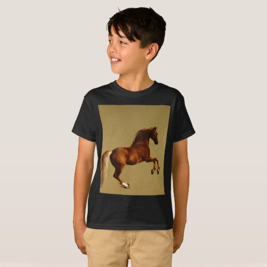T-SHIRT CHEVAL ROUGE (Devant entier)
