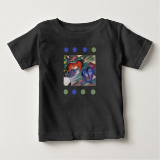 T-shirt Cheval Rouge et Bleu