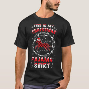 T-shirt Cheval Santa Hat Pajama de Noël dire Ide