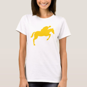 T-shirt Cheval Sauts - Ambre