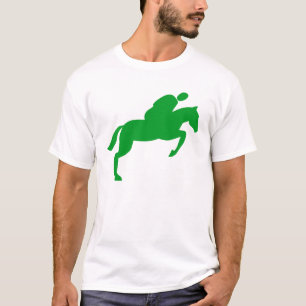 T-shirt Cheval Sauts - Vert Herbe
