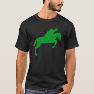 T-shirt Cheval Sauts - Vert Herbe