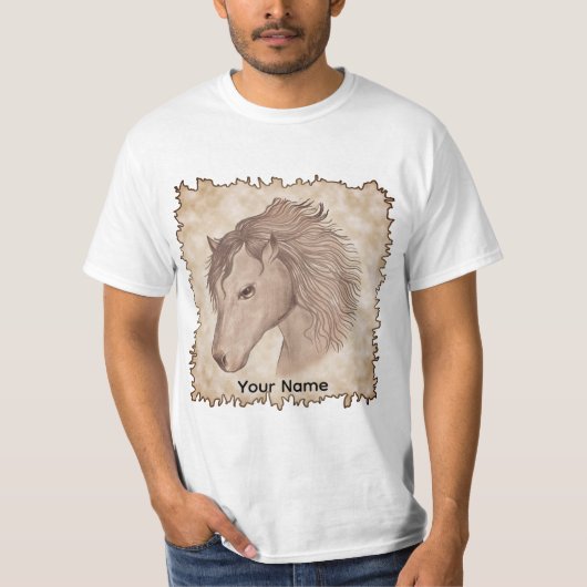 T-shirt Cheval sauvage (Devant)
