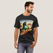 T-shirt Cheval sauvage (Devant entier)