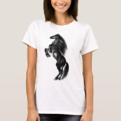 T-shirt Cheval sauvage droit (Devant)