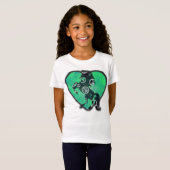 T-Shirt Cheval sauvage et paisible ! (Devant entier)