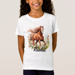 T-Shirt Cheval sauvage Oseille rouge