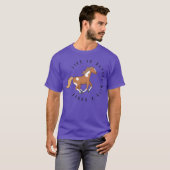 T-shirt Cheval Saying cadeau (Devant entier)