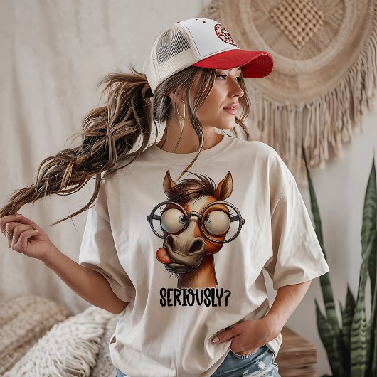 T-shirt Cheval Sérieusement Ridicule