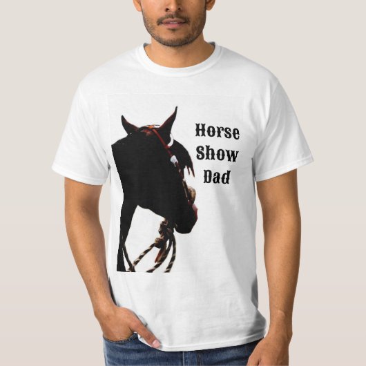 T-shirt Cheval Show papa (Devant)
