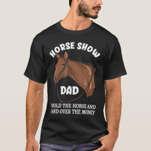 T-shirt Cheval Show Papa Drôle Barrel Racing