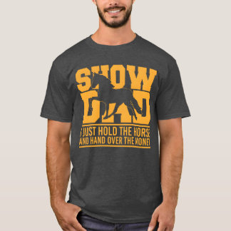T-shirt Cheval Show Papa Holdhe Cheval fille