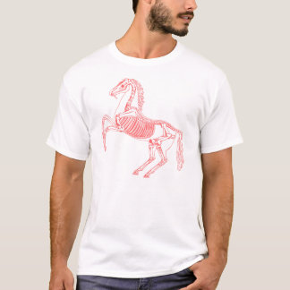 T-shirt Cheval Skeleton Design