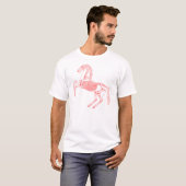 T-shirt Cheval Skeleton Design (Devant entier)
