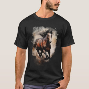 T-shirt Cheval solitaire enchanté