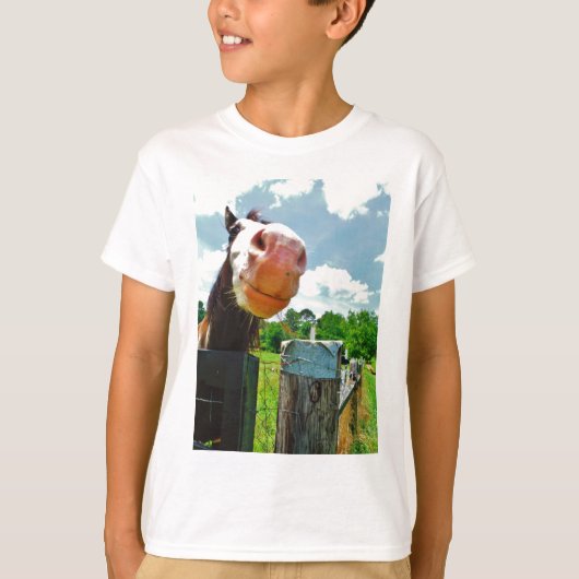 T-shirt Cheval souriant (Devant)