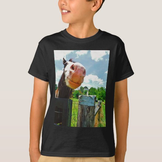 T-shirt Cheval souriant (Devant)