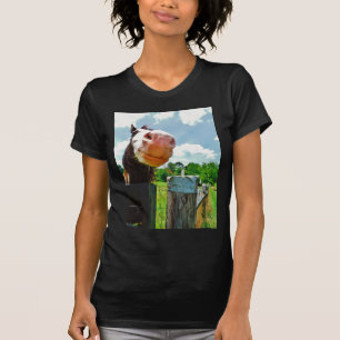 T-shirt Cheval souriant