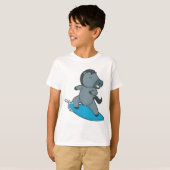 T-shirt Cheval Surfer Sports nautiques (Devant entier)
