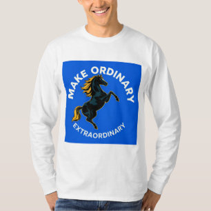 T-shirt Cheval symbolisant la motivation