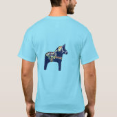 T-shirt Cheval Tie Dye Blue Dala (Dos)