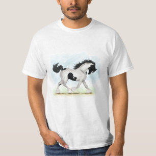 T-shirt Cheval Tobiano Gypsy Vanner