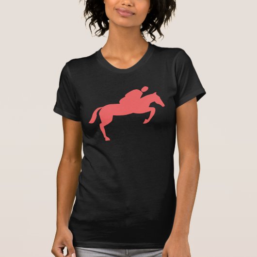 T-shirt Cheval - Tropical Rose (Devant)