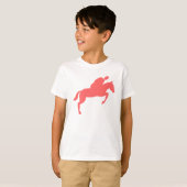 T-shirt Cheval - Tropical Rose (Devant entier)