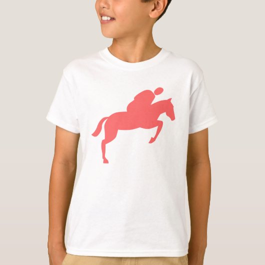 T-shirt Cheval - Tropical Rose (Devant)