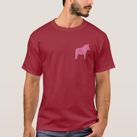 T-shirt cheval valentine (Devant)