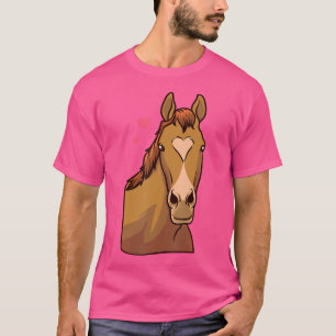 T-shirt Cheval Valentines Jour Coeur Poney équitation G