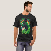T-shirt Cheval vert trèfle le jour de la Saint-Patrick Che (Devant entier)