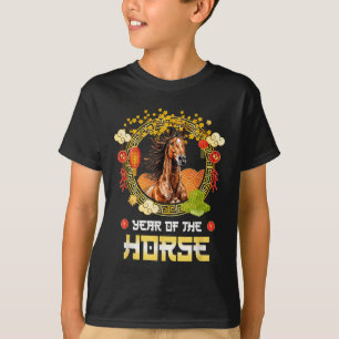 T-shirt Cheval vintage 2026 Nouvel An Chinois Du Cheval