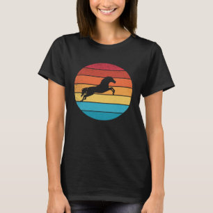 T-shirt Cheval vintage rétro et animal mignon 4