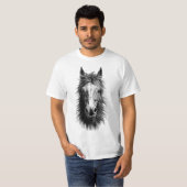 T-shirt Cheval Visage Art Tee (Devant entier)