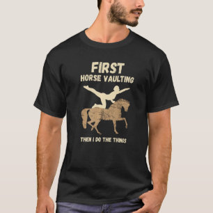 T-shirt Cheval Voûte Premier Horsebac équestre